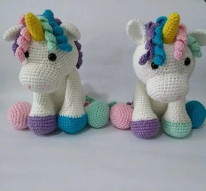 Amigurumi Unicórnio - Artesanato e Personalizados
