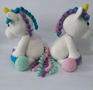 Amigurumi Unicórnio - Artesanato e Personalizados