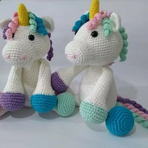 Amigurumi Unicórnio - Artesanato e Personalizados