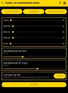 Painel regedit premium - Free Fire