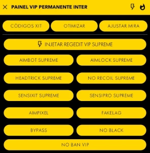 Painel regedit premium - Free Fire