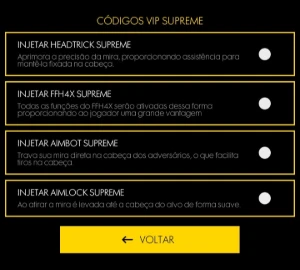 Painel regedit premium - Free Fire