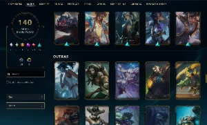 Conta lol MMR alto e várias skins - League of Legends