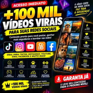🚀 +100 Mil Vídeos Virais Para Suas Redes Sociais - Outros