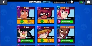 Conta brawl quase completa barata - Brawl Stars