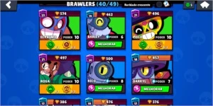 Conta brawl quase completa barata - Brawl Stars