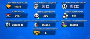 Conta brawl quase completa barata - Brawl Stars