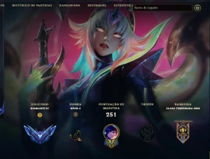 Conta de lol com quase todas as skins da Kayle - League of Legends