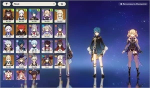 Conta Ar 55 Diluc C1, Ayaka, Hutao, Mona, Jean, Qiqi - Genshin Impact