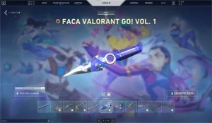 Conta Valorant Platina 3 com muitas skins e facas - Wakfu