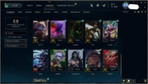 Conta Gold4 md3 para Gold3, skins lendárias para habilitar - League of Legends LOL