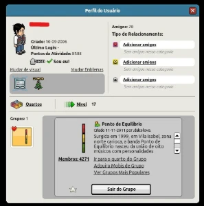 Conta habbo 2006 com 5 personagens 2006 e 1 2007