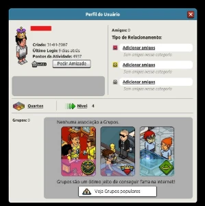 Conta habbo 2006 com 5 personagens 2006 e 1 2007
