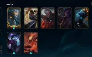 Todos os champs + 187 skins + 171 emotes (único dono) - League of Legends LOL