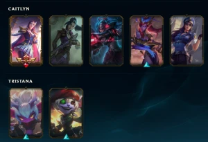 Todos os champs + 187 skins + 171 emotes (único dono) - League of Legends LOL