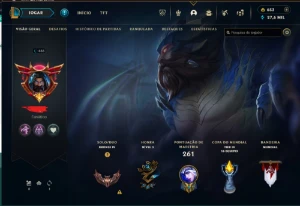 Todos os champs + 187 skins + 171 emotes (único dono) - League of Legends LOL