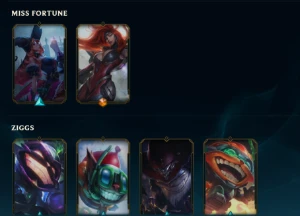 Todos os champs + 187 skins + 171 emotes (único dono) - League of Legends LOL