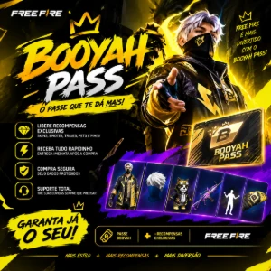🔥 Passe Booyah Free Fire | Desbloqueie Recompensas
