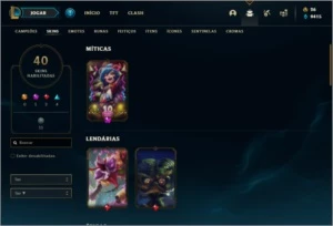 Conta unraned com Kayle Juiza e Riven Campeonato 2012 - League of Legends LOL