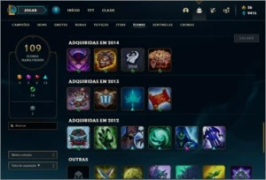 Conta unraned com Kayle Juiza e Riven Campeonato 2012 - League of Legends LOL