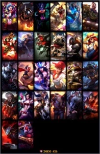 Conta top com 26 skins, 85 campeões. OURO 3 COM 1599 DE RP - League of Legends LOL