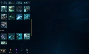 Conta top com 26 skins, 85 campeões. OURO 3 COM 1599 DE RP - League of Legends LOL