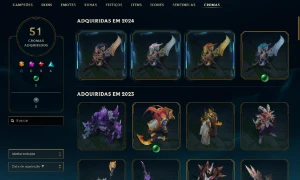 Conta de League of Legends de 2013 - MMR EXTREMAMENTE ALTO LOL