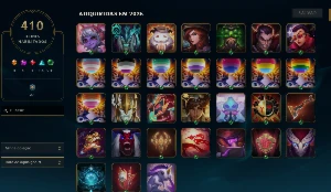Conta com 12 anos de criação, mais de 200 skins - League of Legends LOL