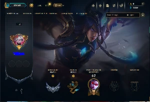 CONTA PRATA 1, 40 champs, 5 skins + espólios com skins
