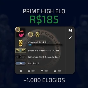 CS:GO PRIME | 2 MEDALHAS | SUPREMO - Counter Strike