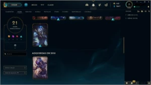 CONTA GRAOMESTRE DIVERSAS SKINS - League of Legends LOL