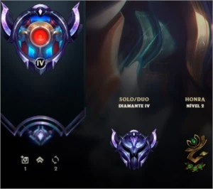 CONTA DIAMANTE 4, 200+ SKINS+ TODOS CHAMPS - League of Legends LOL