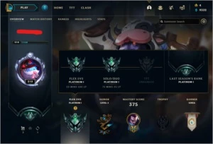 Conta Platina 1 - 72 skins 124 champions - League of Legends LOL