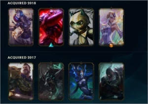 Conta Platina 1 - 72 skins 124 champions - League of Legends LOL