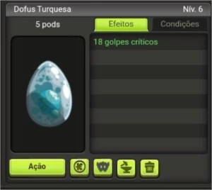 Dofus Turquesa +18 Crítico Server Pandawo