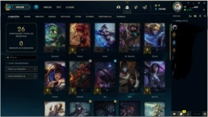 Conta league of legends ouro 2 LOL