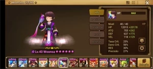 CONTA LVL 36 COM WOONSA,LAIKA E BISCOITO EXPRESSO DE LUZ - Summoners War
