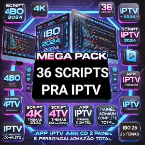 🚀 Mega Pack IPTV 2025 – Painel e Apk