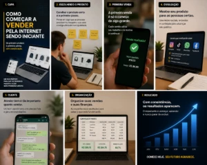 Como começar a vender pela internet sendo iniciante - eBooks