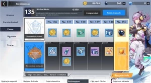 CONTA TOWER OF FANTASY SAMIR C4/ NEMESIS C2, KING C1 - Outros