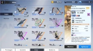 CONTA TOWER OF FANTASY SAMIR C4/ NEMESIS C2, KING C1 - Outros