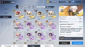 CONTA TOWER OF FANTASY SAMIR C4/ NEMESIS C2, KING C1 - Outros