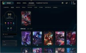 Conta Platina 4 no Lol - League of Legends