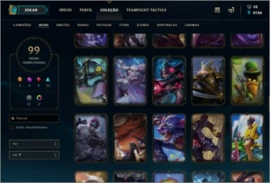 Conta Platina 4 no Lol - League of Legends