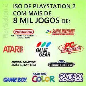 ISO PlayStation 2 com mais de 8 mil jogos da antiga geração