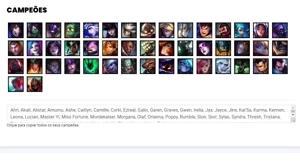 Conta prata 4 com 47 Champs e 18 Skins - League of Legends LOL