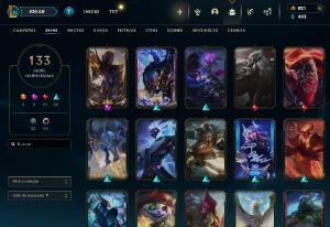 Conta Lol LVL 200 (ADC) Prata III 133 Skins - League of Legends