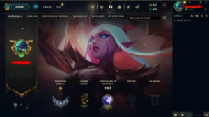 Conta Lol LVL 200 (ADC) Prata III 133 Skins - League of Legends