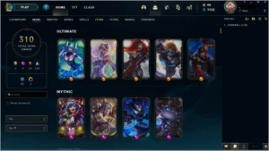 CONTA LOL LEAGUE OF LEGENDS 310 SKINS LEVEL 133
