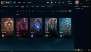 CONTA LOL LEAGUE OF LEGENDS 310 SKINS LEVEL 133
